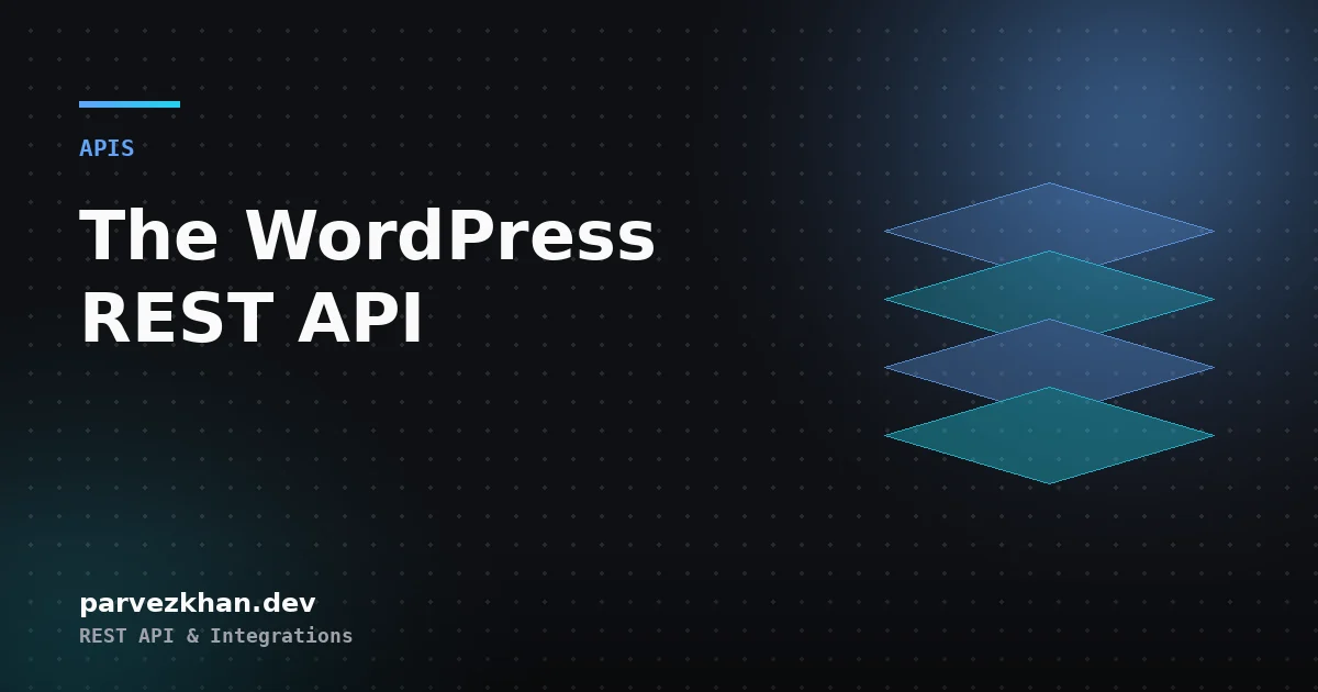 Network diagram with a central WordPress node linked to six connected services