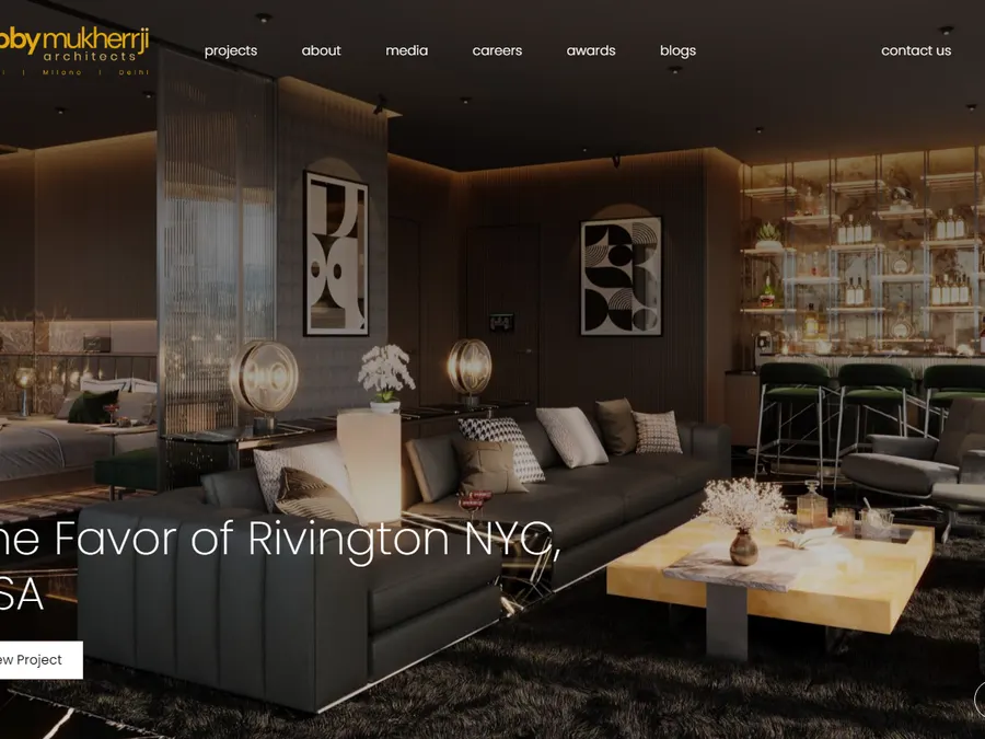 Bobby Mukherji website homepage screenshot