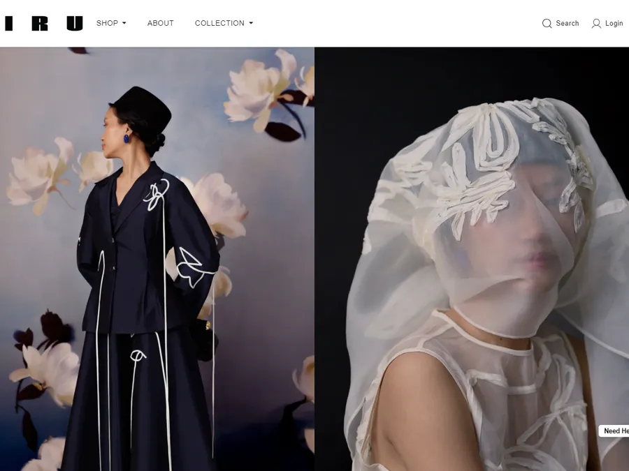 Kirunow website homepage screenshot
